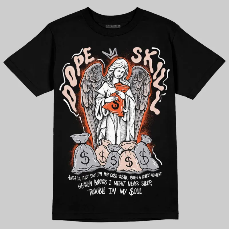 1130 Oyster Grey DopeSkill T-Shirt Angels Graphic sold by DopeSkill