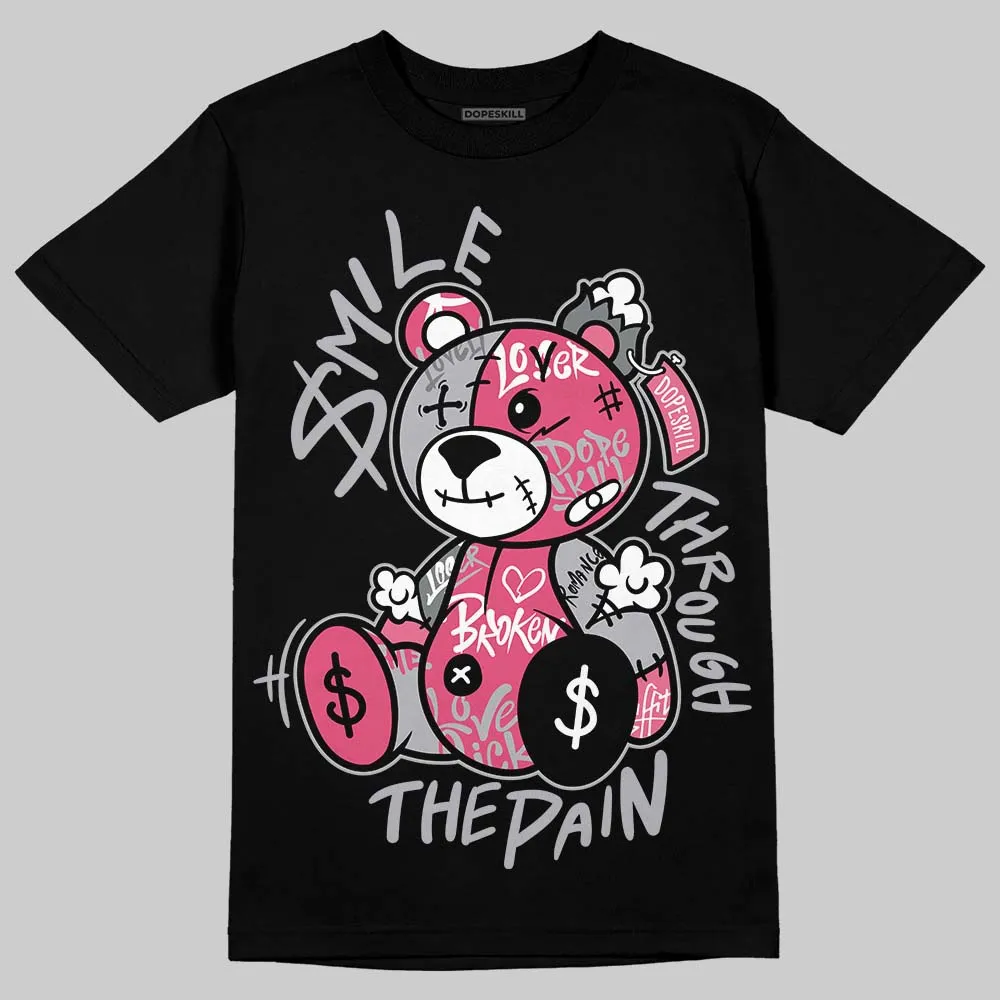 Gel Kayano 14 Pink Glo DopeSkill T-Shirt Smile Through The Pain Graphic sold by DopeSkill product image thumbnail 2