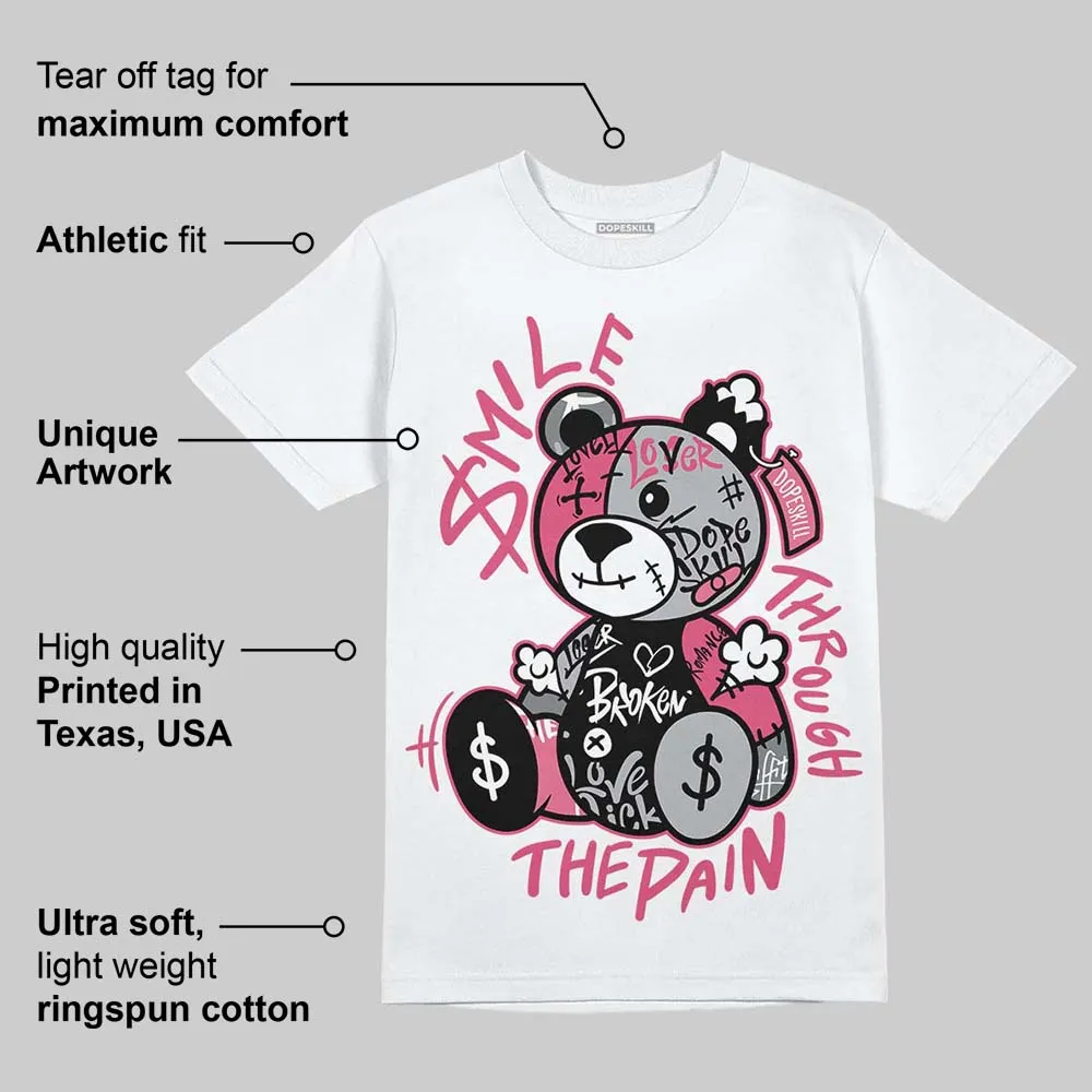 Gel Kayano 14 Pink Glo DopeSkill T-Shirt Smile Through The Pain Graphic sold by DopeSkill product image thumbnail 3