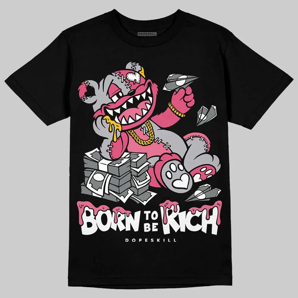 Gel Kayano 14 Pink Glo DopeSkill T-Shirt Born To Be Rich Graphic sold by DopeSkill product image thumbnail 2