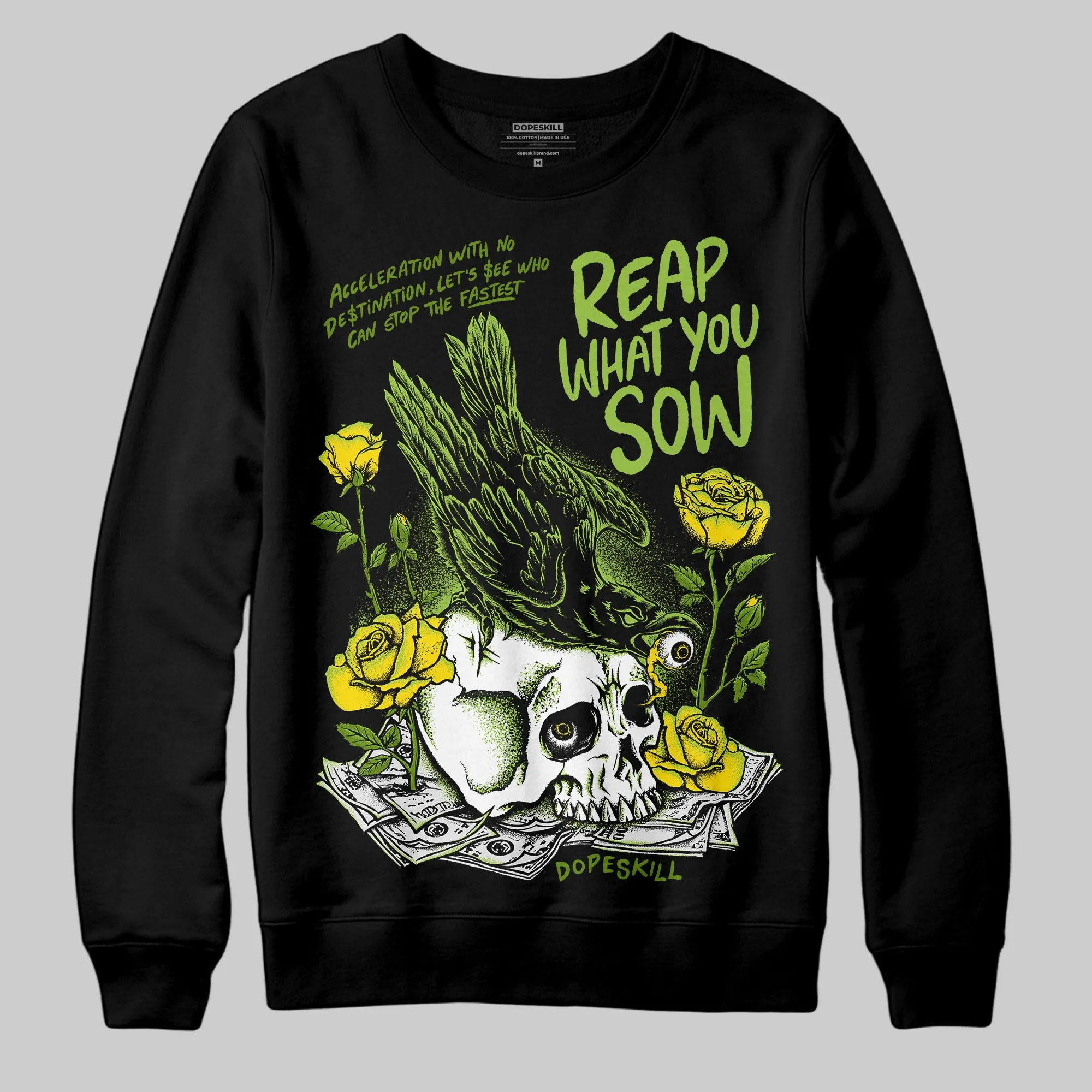 Dunk 'Chlorophyll' DopeSkill Sweatshirt Reap What You Sow Graphic sold by DopeSkill product image thumbnail 2