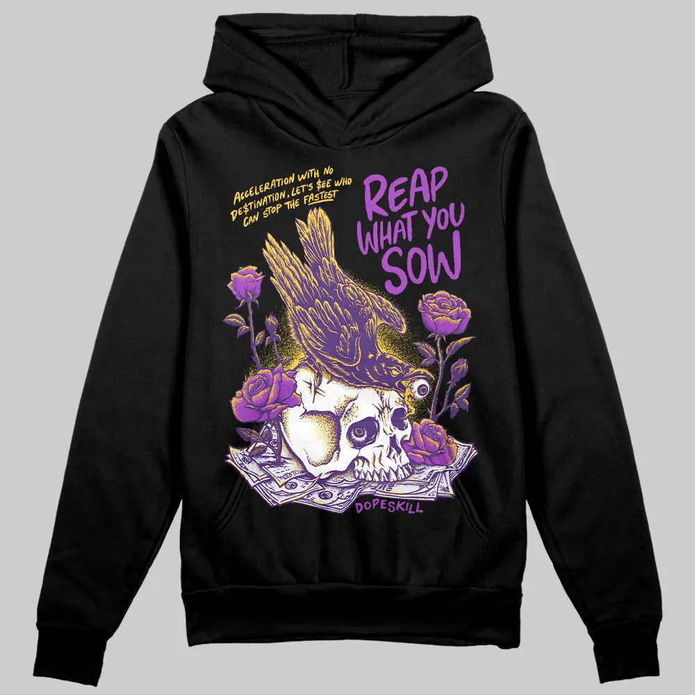 Field Purple 12s DopeSkill Hoodie Sweatshirt Reap What You Sow Graphic sold by DopeSkill product image thumbnail 2