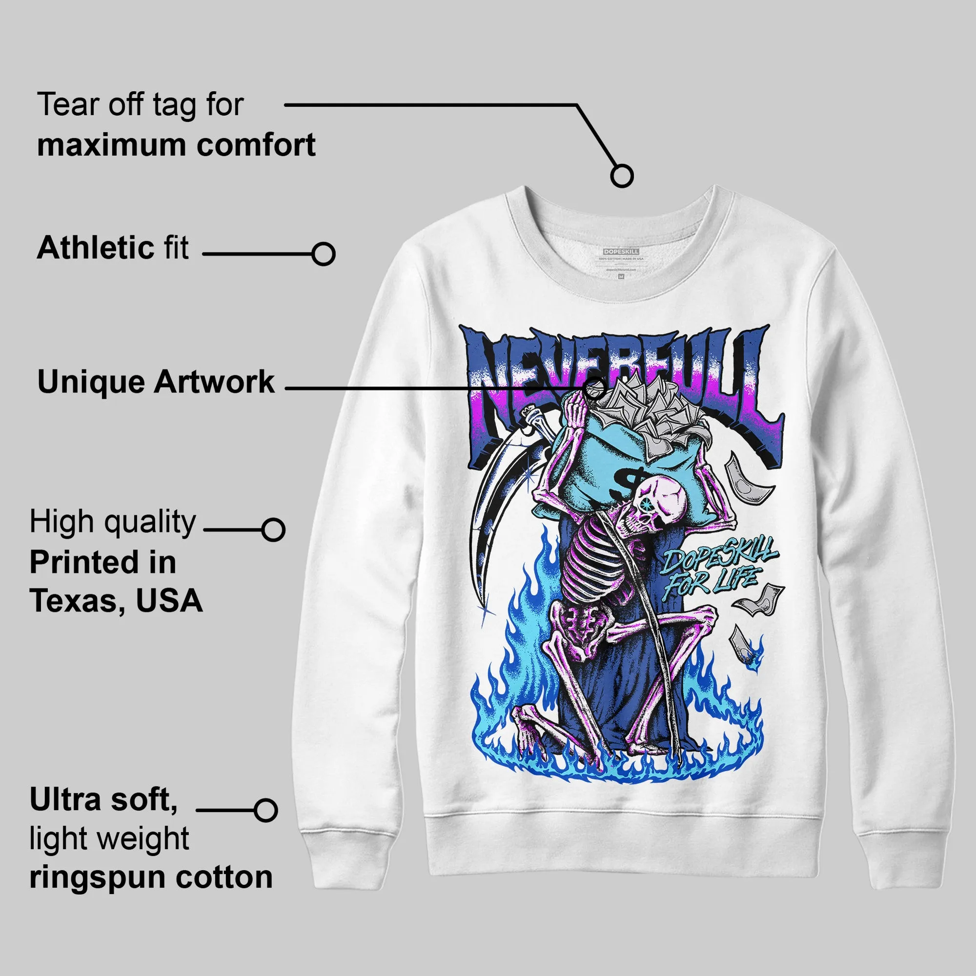 SB Dunk Argon DopeSkill Sweatshirt NeverFull Graphic sold by DopeSkill product image thumbnail 3