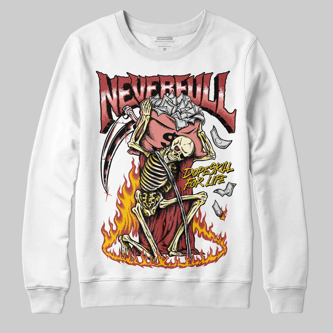 Dune Red 13s DopeSkill Sweatshirt NeverFull Graphic sold by DopeSkill