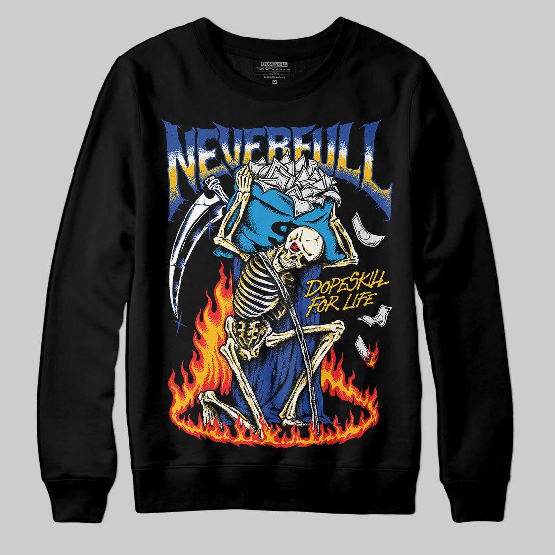 Royal Blue Collection DopeSkill Sweatshirt NeverFull Graphic sold by DopeSkill product image thumbnail 2