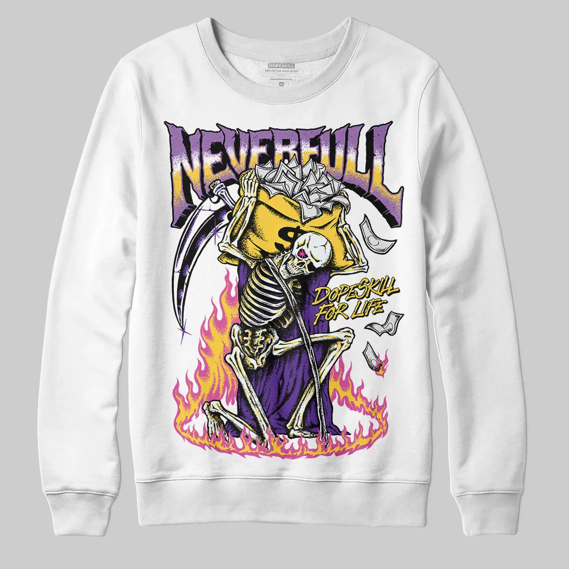 PURPLE Collection DopeSkill Sweatshirt NeverFull Graphic sold by DopeSkill product image thumbnail 2