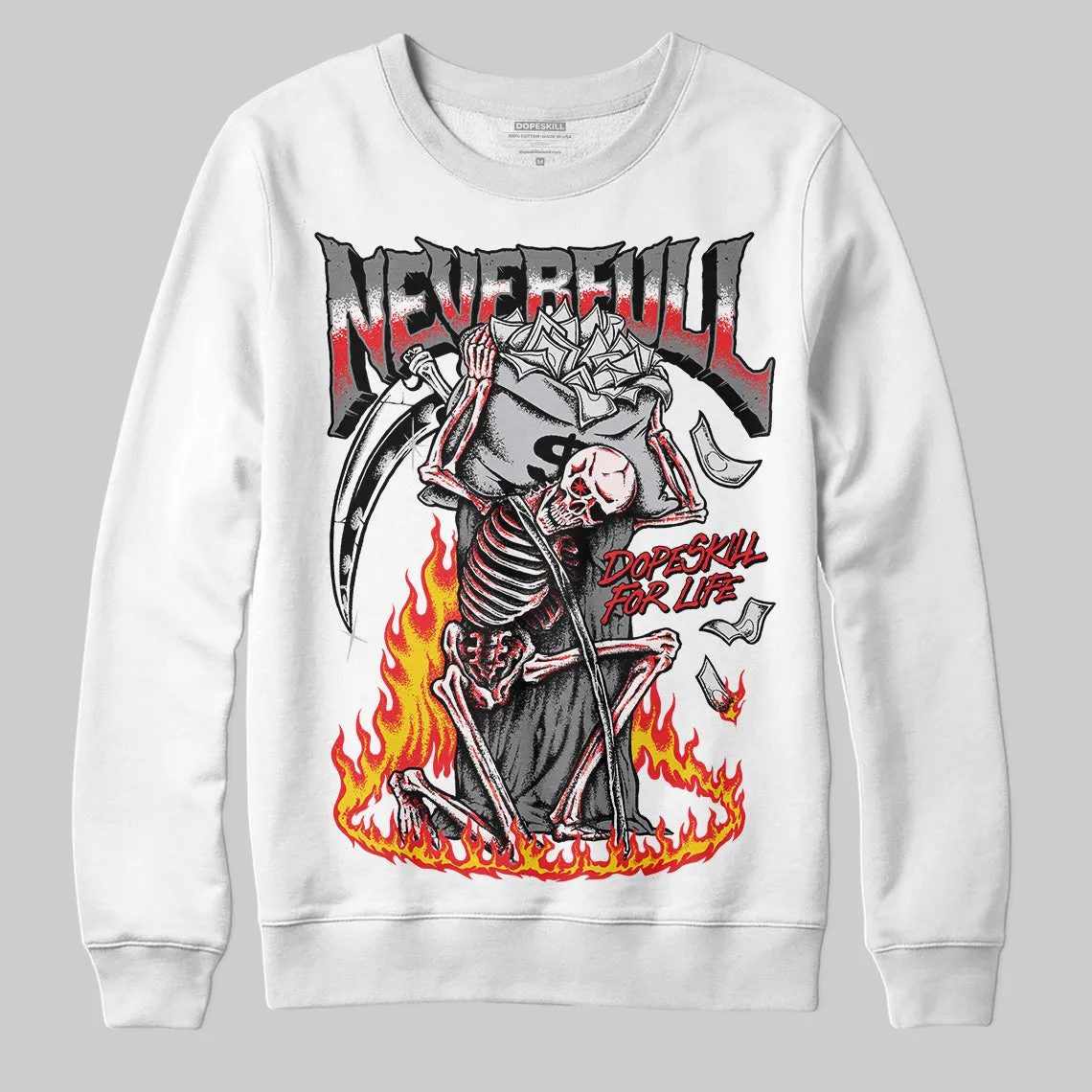 Grey Collection DopeSkill Sweatshirt NeverFull Graphic sold by DopeSkill