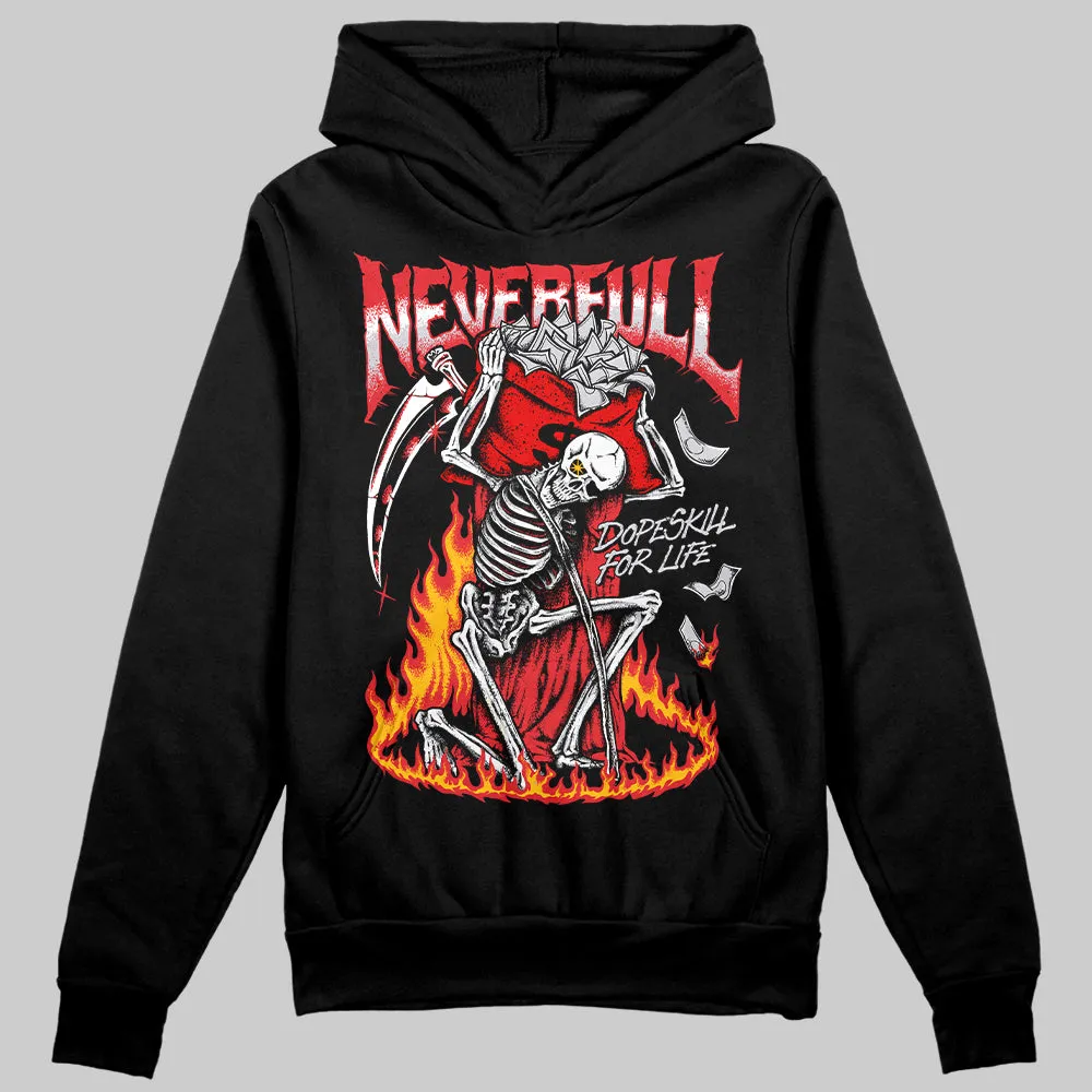 Red Cement 4S DopeSkill Hoodie Sweatshirt NeverFull Graphic sold by DopeSkill product image thumbnail 2