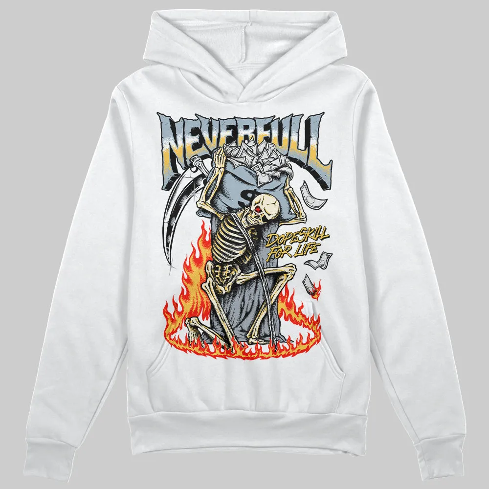 Blue Grey 13s DopeSkill Hoodie Sweatshirt NeverFull Graphic sold by DopeSkill