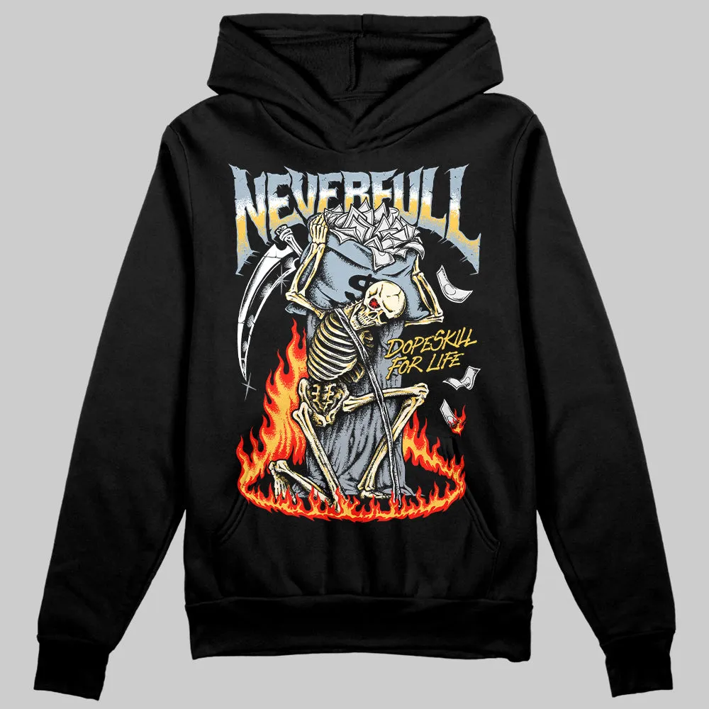 Blue Grey 13s DopeSkill Hoodie Sweatshirt NeverFull Graphic sold by DopeSkill product image thumbnail 2