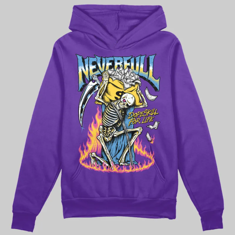 PURPLE Collection DopeSkill Purple Hoodie Sweatshirt NeverFull Graphic sold by DopeSkill