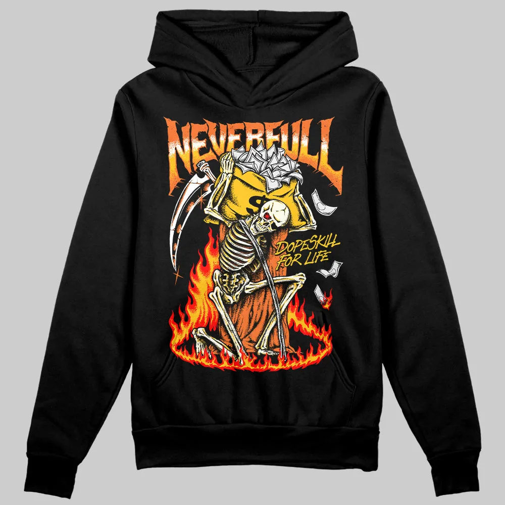 Orange Black White DopeSkill Hoodie Sweatshirt NeverFull Graphic sold by DopeSkill product image thumbnail 2