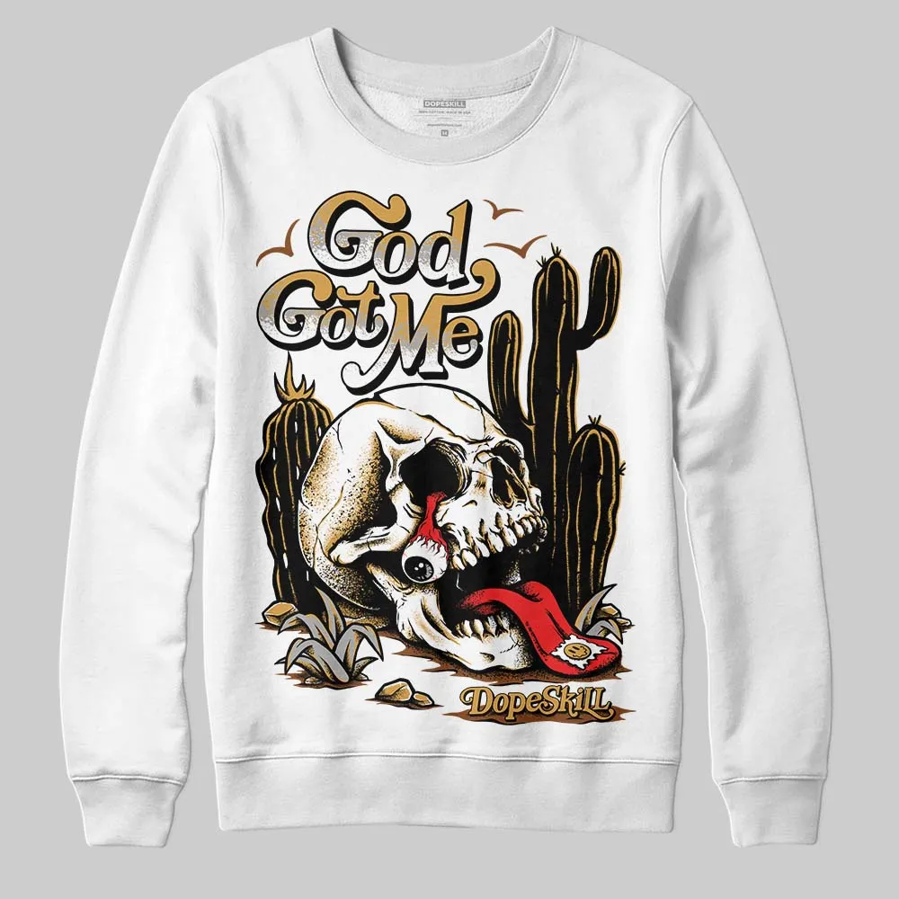 Gratitude 11s DopeSkill Sweatshirt God Got Me Graphic sold by DopeSkill