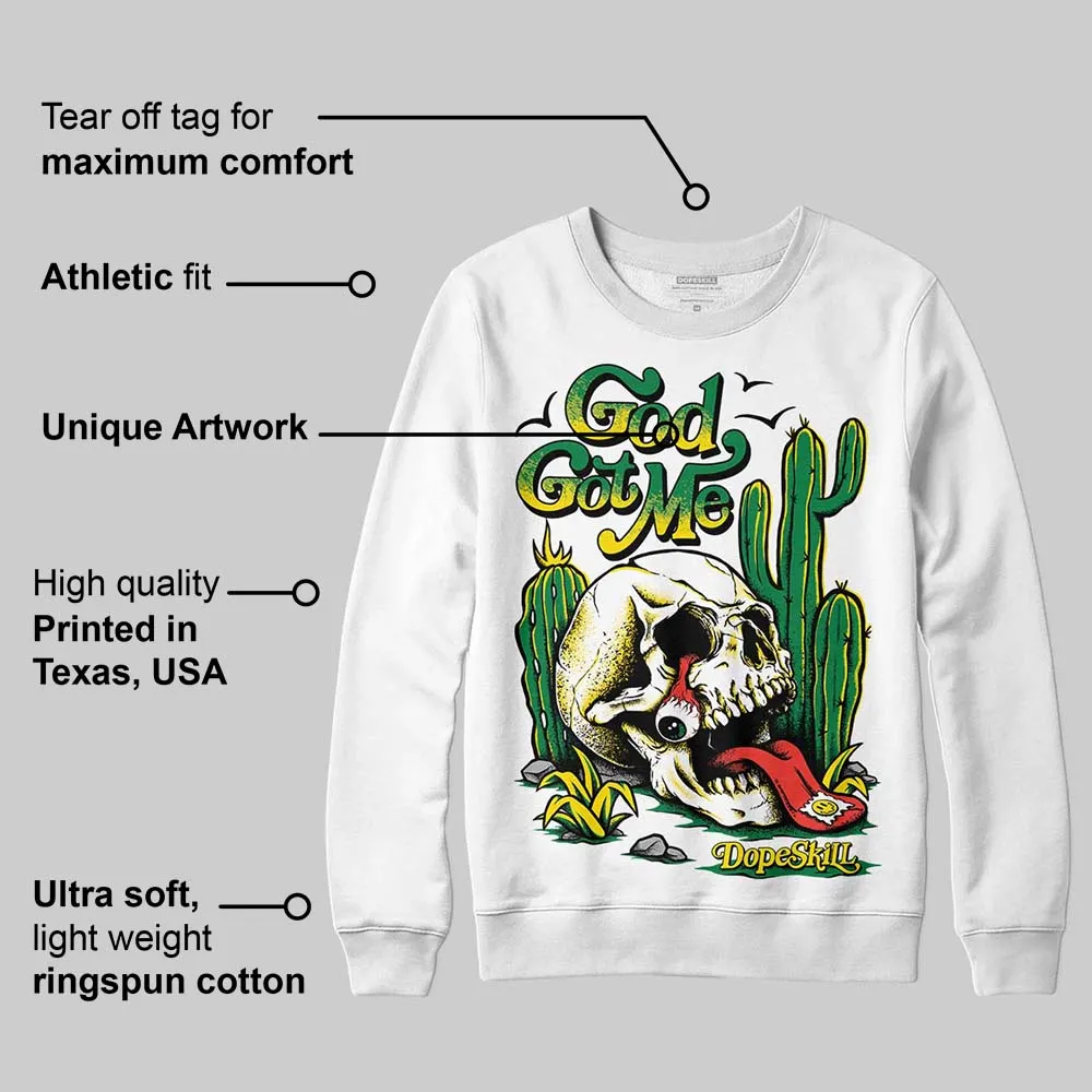 Dunk Reverse Brazil DopeSkill Sweatshirt God Got Me Graphic sold by DopeSkill product image thumbnail 3