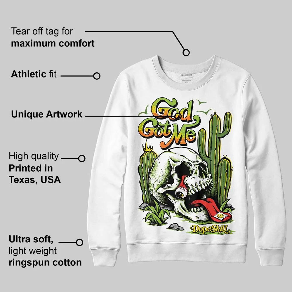 Dunk 'Chlorophyll' DopeSkill Sweatshirt God Got Me Graphic sold by DopeSkill product image thumbnail 3