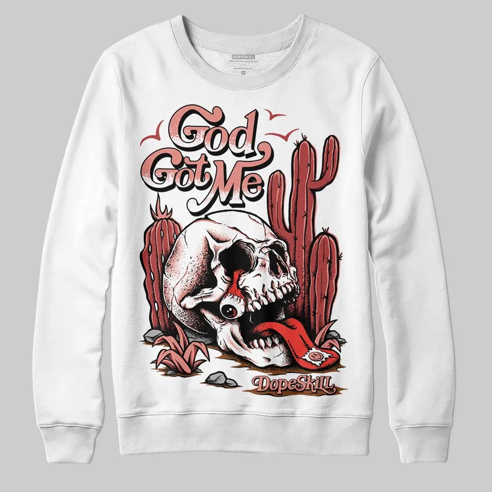Dune Red 13s DopeSkill Sweatshirt God Got Me Graphic sold by DopeSkill