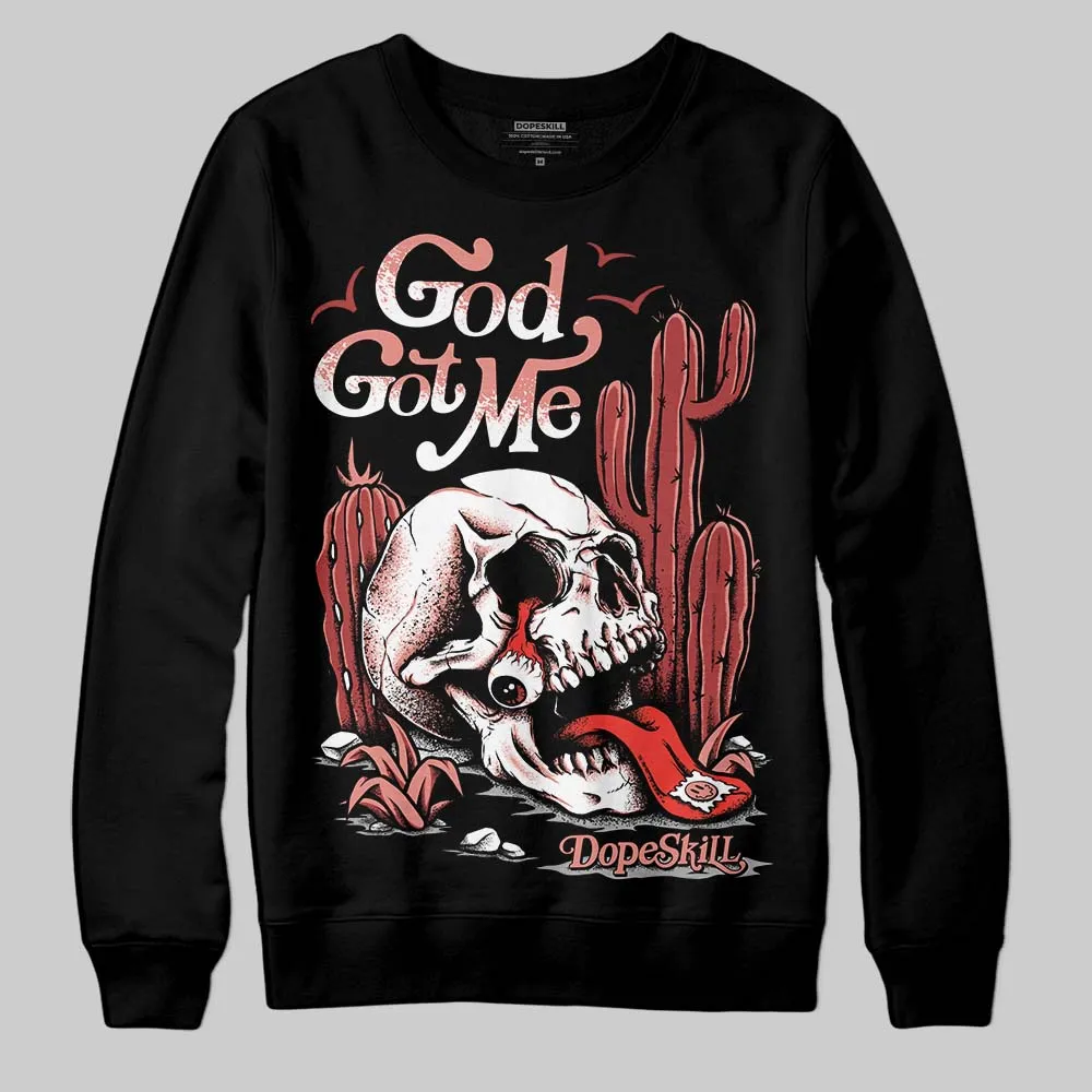 Dune Red 13s DopeSkill Sweatshirt God Got Me Graphic sold by DopeSkill product image thumbnail 2