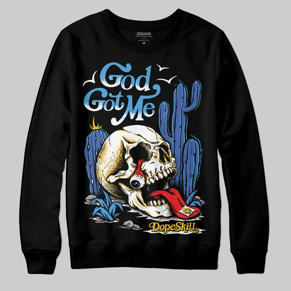 Royal Blue Collection DopeSkill Sweatshirt God Got Me Graphic sold by DopeSkill product image thumbnail 2