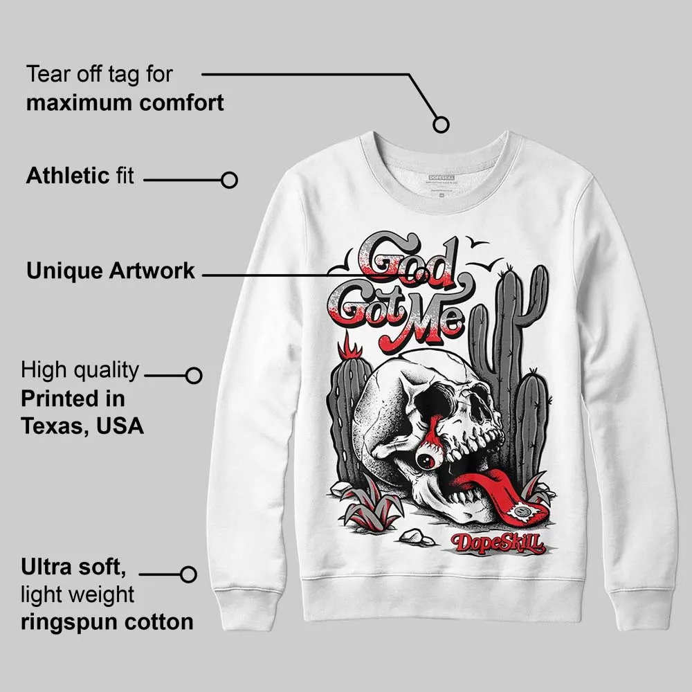 Grey Collection DopeSkill Sweatshirt God Got Me Graphic sold by DopeSkill product image thumbnail 3