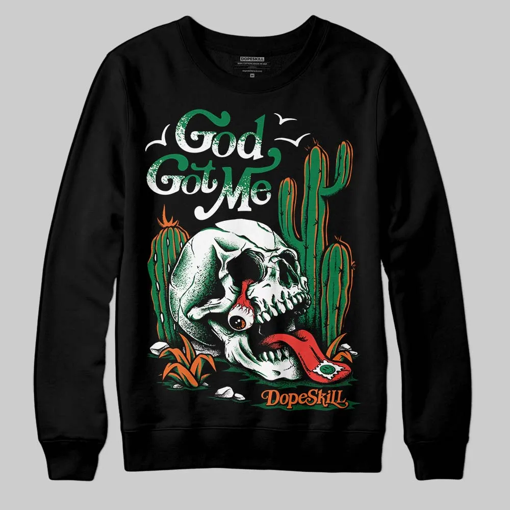 Green Collection DopeSkill Sweatshirt God Got Me Graphic sold by DopeSkill product image thumbnail 2