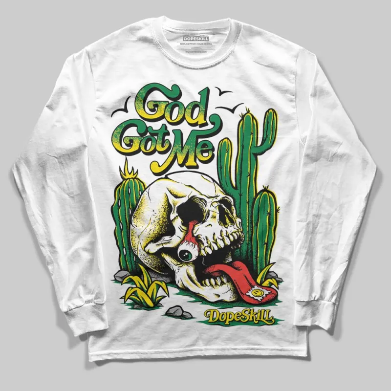 Dunk Reverse Brazil DopeSkill Long Sleeve T-Shirt God Got Me Graphic sold by DopeSkill