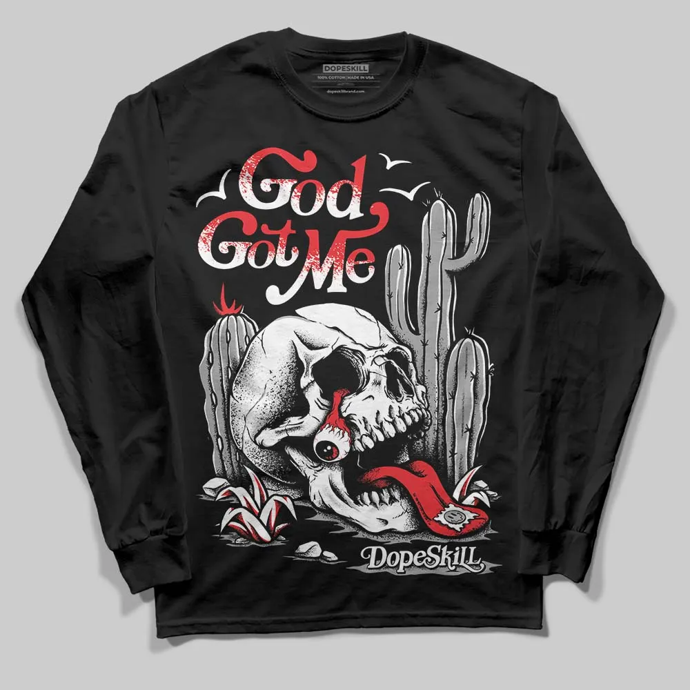 Dunk Panda White Black DopeSkill Long Sleeve T-Shirt God Got Me Graphic sold by DopeSkill