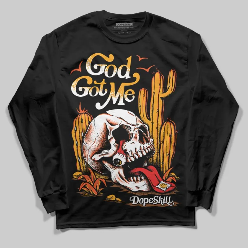 Black Taxi 12s DopeSkill Long Sleeve T-Shirt God Got Me Graphic sold by DopeSkill