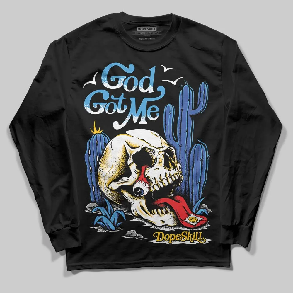 Royal Blue Collection DopeSkill Long Sleeve T-Shirt God Got Me Graphic sold by DopeSkill product image thumbnail 2