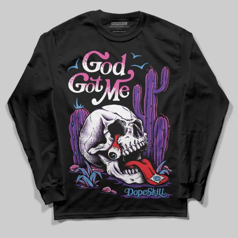 PURPLE Collection DopeSkill Long Sleeve T-Shirt God Got Me Graphic sold by DopeSkill