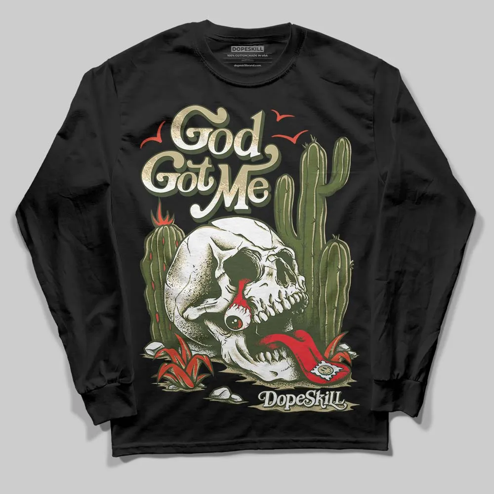 Olive Collection DopeSkill Long Sleeve T-Shirt God Got Me Graphic sold by DopeSkill product image thumbnail 2