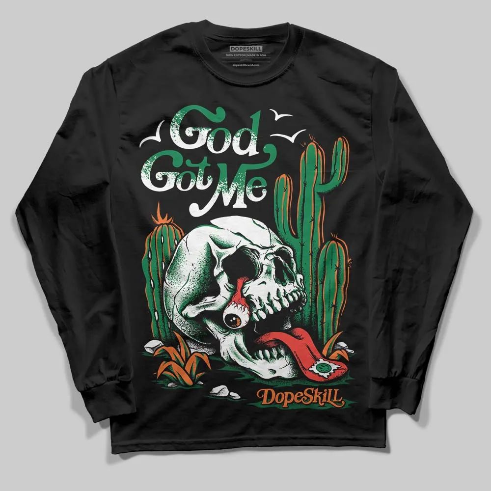Green Collection DopeSkill Long Sleeve T-Shirt God Got Me Graphic sold by DopeSkill product image thumbnail 2