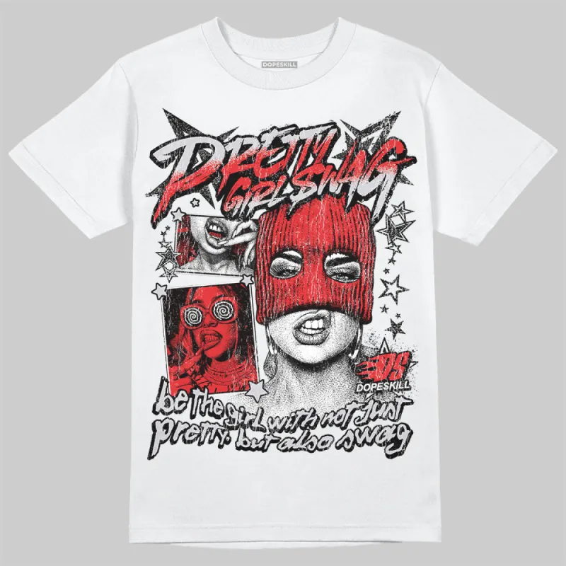 Red Cement 4S DopeSkill T-Shirt Pretty Girl Swag Graphic sold by DopeSkill
