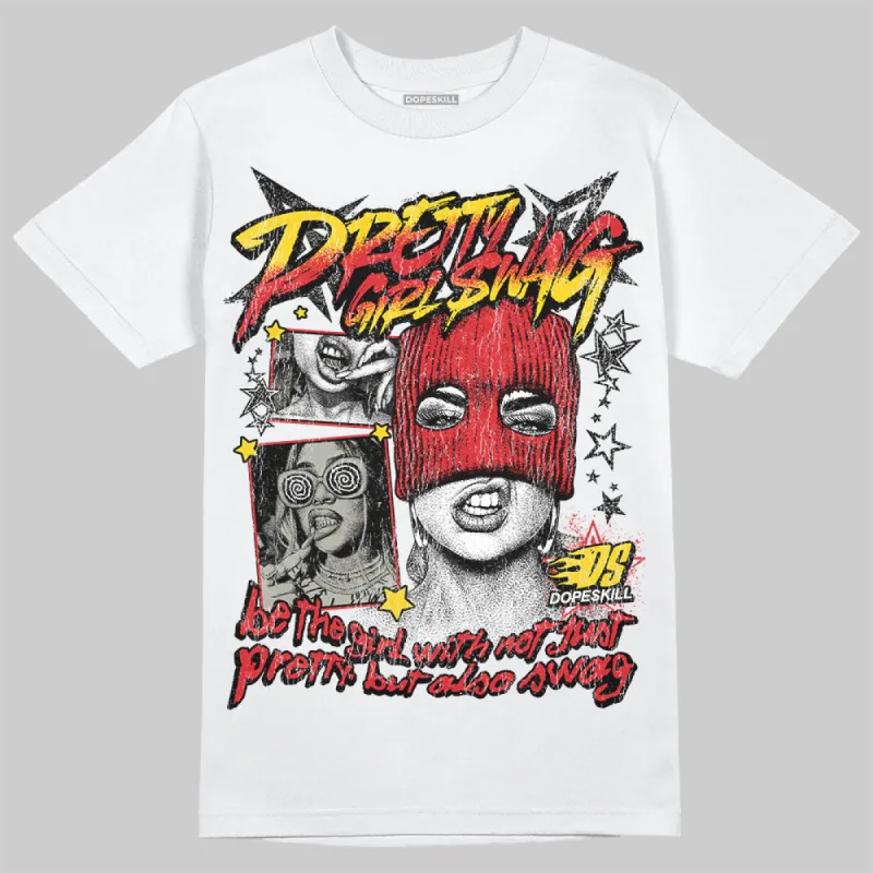 Fire Red 3s DopeSkill T-Shirt Pretty Girl Swag Graphic sold by DopeSkill