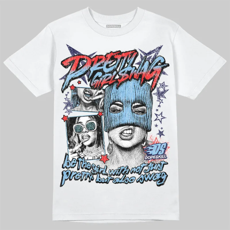 University Blue Collection DopeSkill T-Shirt Pretty Girl Swag Graphic sold by DopeSkill