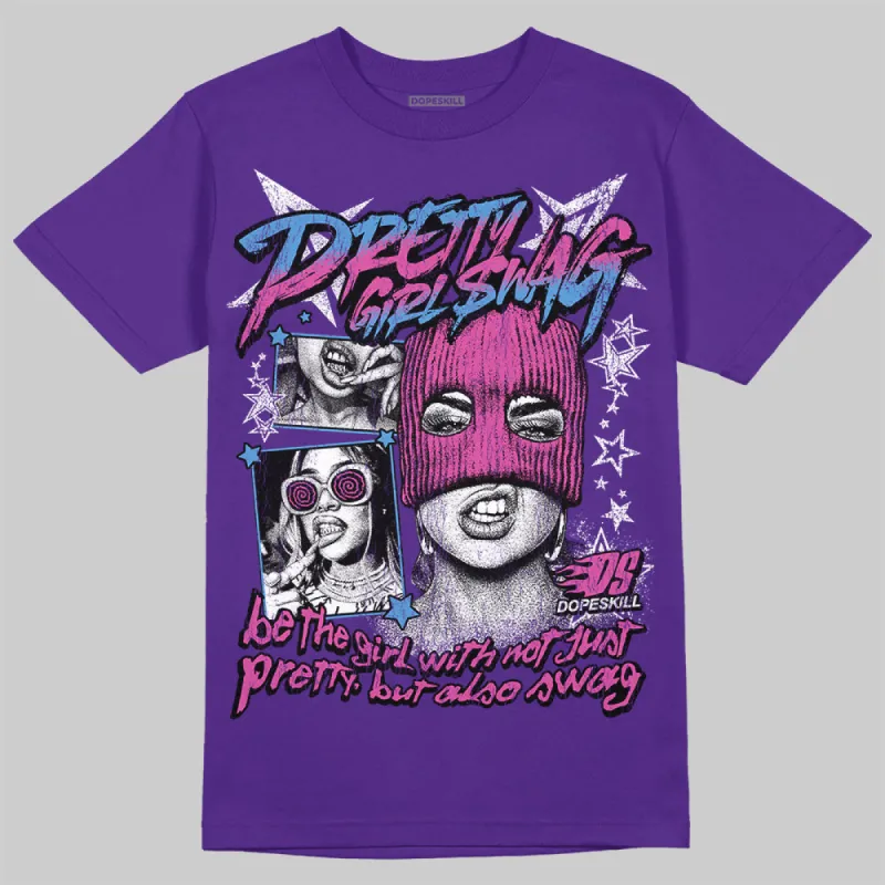 PURPLE Collection DopeSkill Purple T-shirt Pretty Girl Swag Graphic sold by DopeSkill