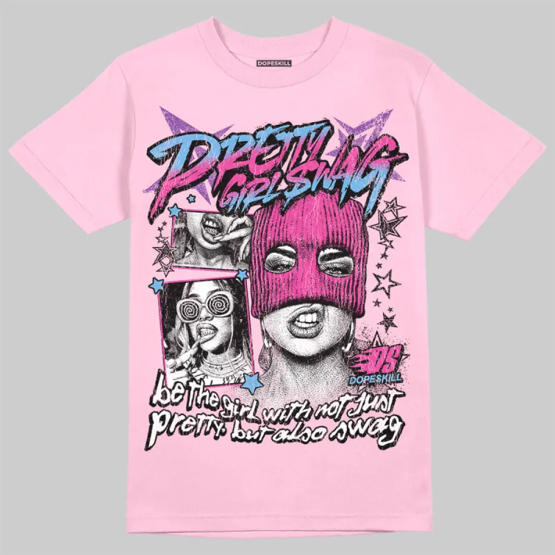 Pink Collection DopeSkill Pink T-shirt Pretty Girl Swag Graphic sold by DopeSkill