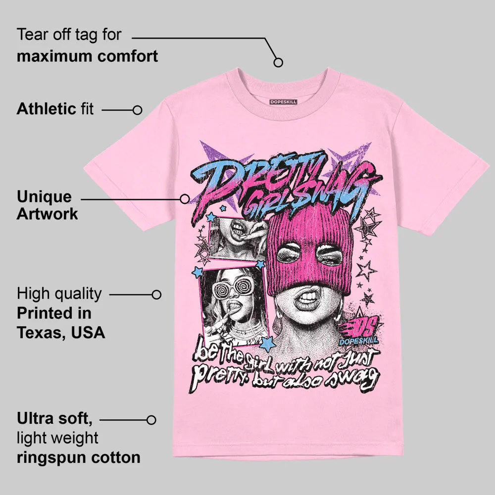 Pink Collection DopeSkill Pink T-shirt Pretty Girl Swag Graphic sold by DopeSkill product image thumbnail 2