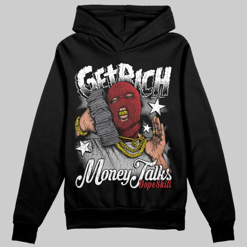 Bred Velvet 11s DopeSkill Hoodie Sweatshirt Get Rich Graphic sold by DopeSkill