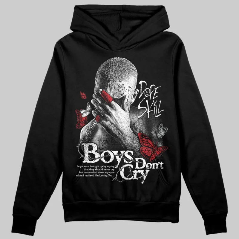 Bred Velvet 11s DopeSkill Hoodie Sweatshirt Boys Don't Cry Graphic sold by DopeSkill