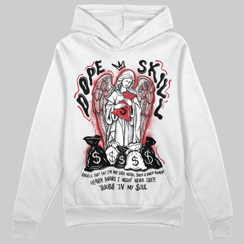 Bred Velvet 11s DopeSkill Hoodie Sweatshirt Angels Graphic sold by DopeSkill product image thumbnail 2