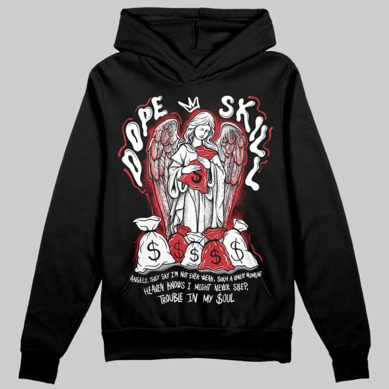 Bred Velvet 11s DopeSkill Hoodie Sweatshirt Angels Graphic sold by DopeSkill
