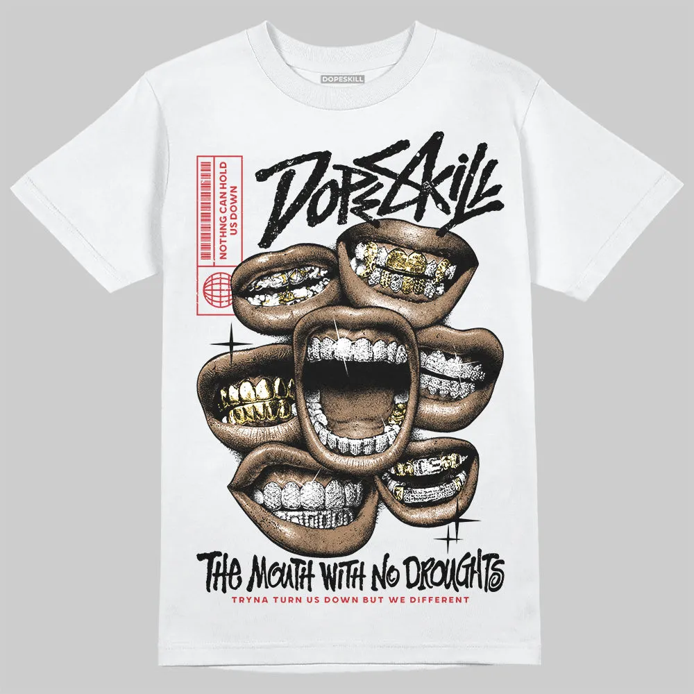 Bred Velvet 11s DopeSkill T-Shirt The Mouth With No Droughts Graphic sold by DopeSkill product image thumbnail 2