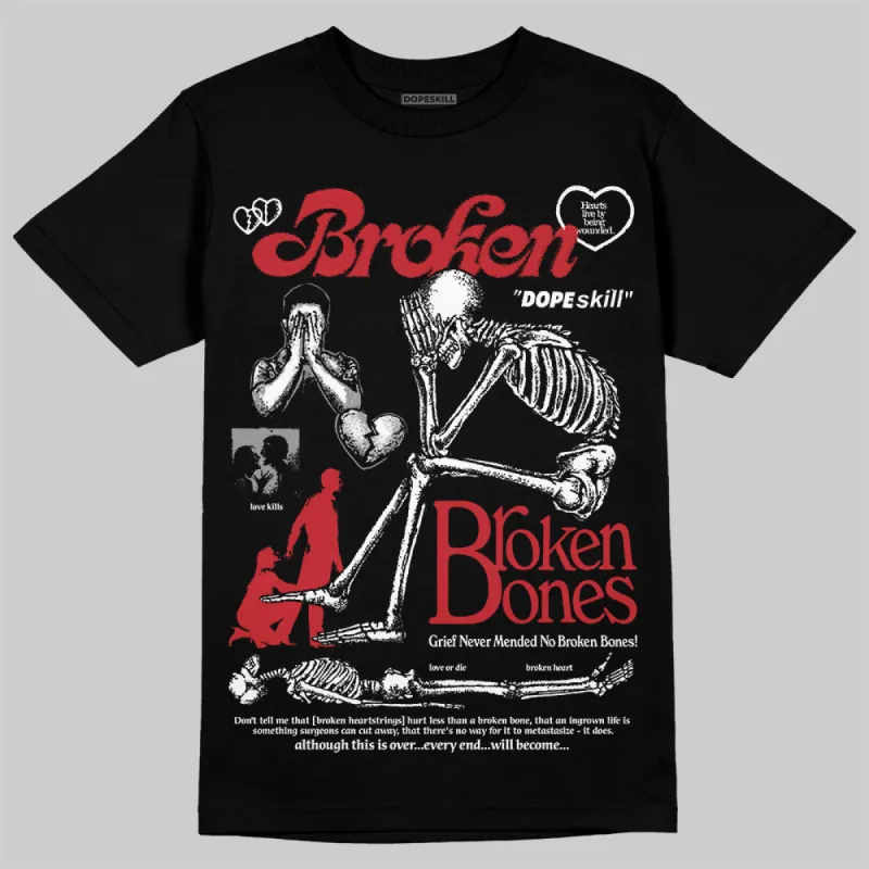 Bred Velvet 11s DopeSkill T-Shirt Broken Bones Graphic sold by DopeSkill