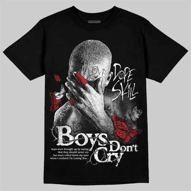 Bred Velvet 11s DopeSkill T-Shirt Boys Don't Cry Graphic sold by DopeSkill