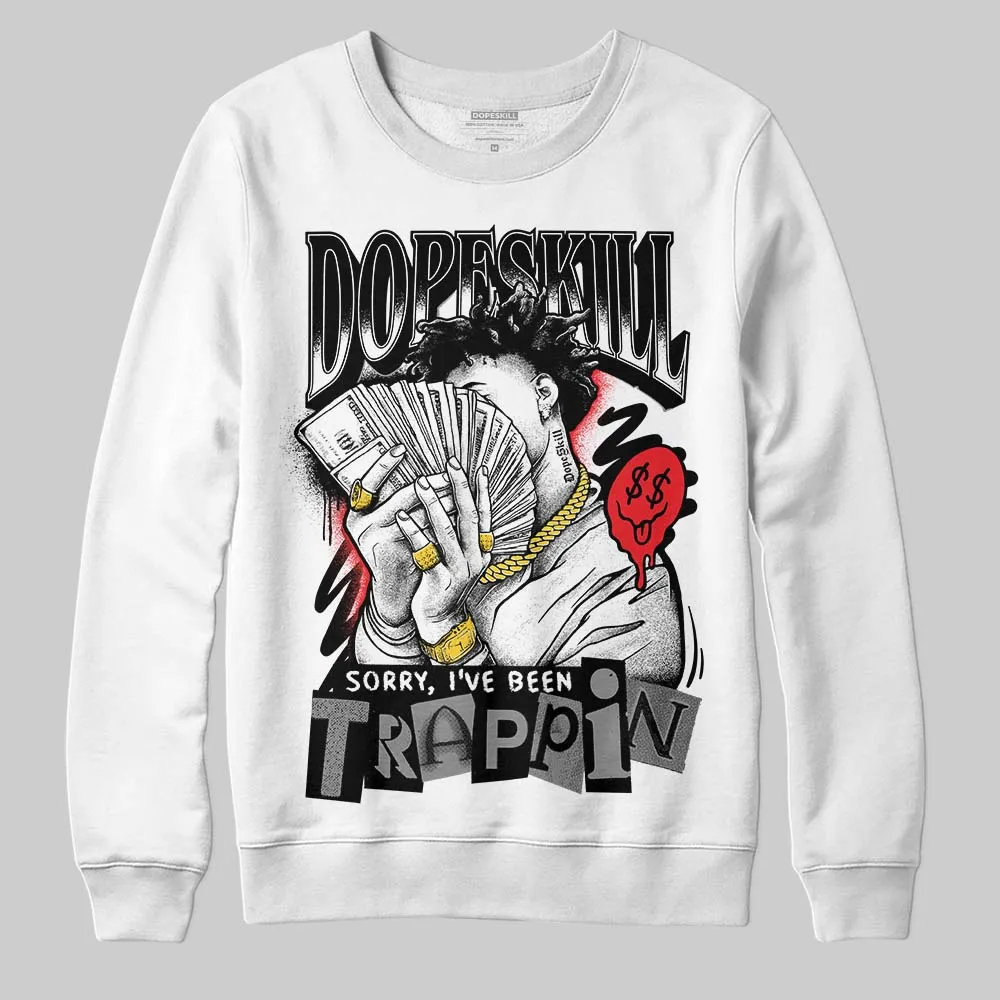 Rick Owens Black Leather Sneaker DopeSkill Sweatshirt Sorry I've Been Trappin Graphic sold by DopeSkill product image thumbnail 2