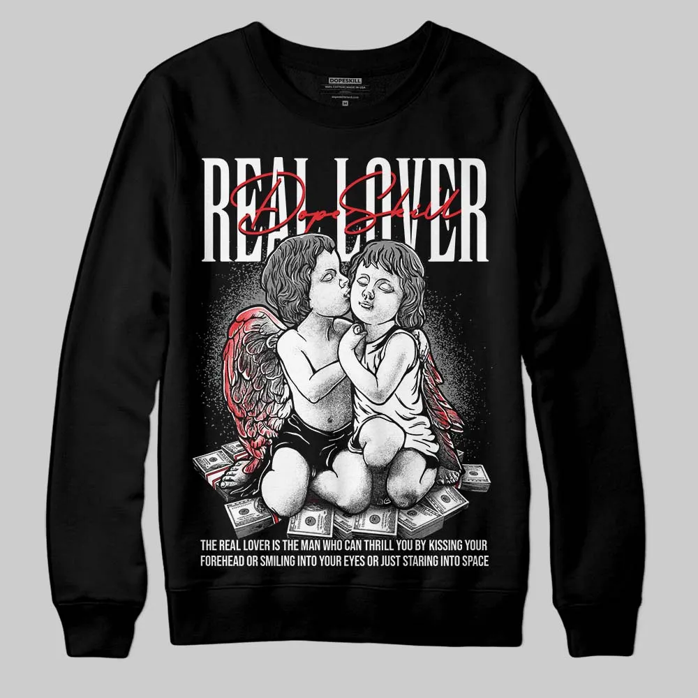 Rick Owens Black Leather Sneaker DopeSkill Sweatshirt Real Lover Graphic sold by DopeSkill
