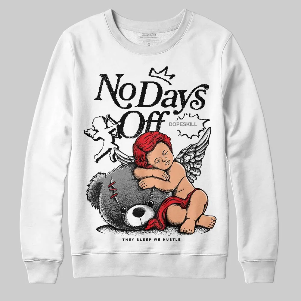 Rick Owens Black Leather Sneaker DopeSkill Sweatshirt New No Days Off Graphic sold by DopeSkill product image thumbnail 2