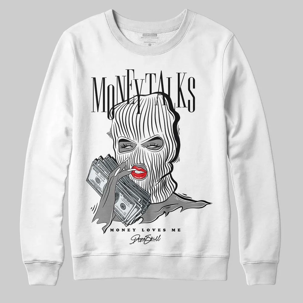 Rick Owens Black Leather Sneaker DopeSkill Sweatshirt Money Talks Graphic sold by DopeSkill product image thumbnail 2