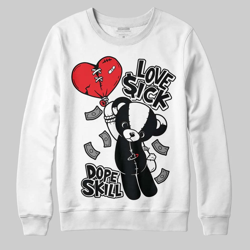Rick Owens Black Leather Sneaker DopeSkill Sweatshirt Love Sick Graphic sold by DopeSkill product image thumbnail 2