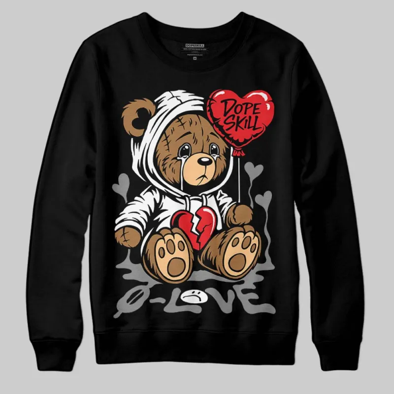 Rick Owens Black Leather Sneaker DopeSkill Sweatshirt Broken Bear Graphic sold by DopeSkill